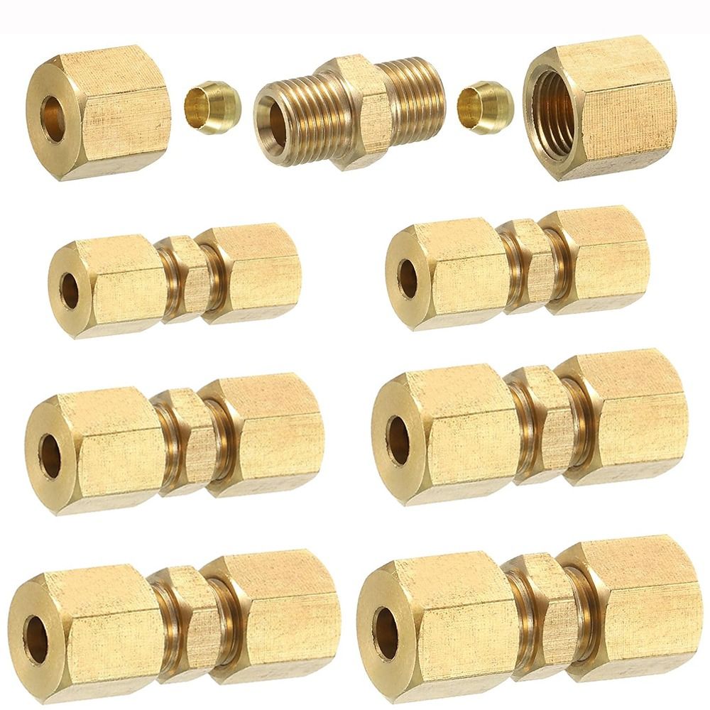 Compression Fitting Brass - Messing-Klemmfitting 4 5 6 8 10