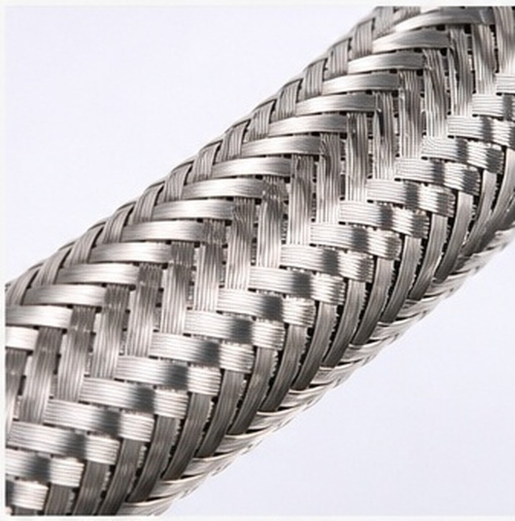 Flexible Hose Braided - Edelstahl-Luftkompressor-Geflechtschlauch, robuster, langlebiger, flexibler, rostbeständiger Schlauch