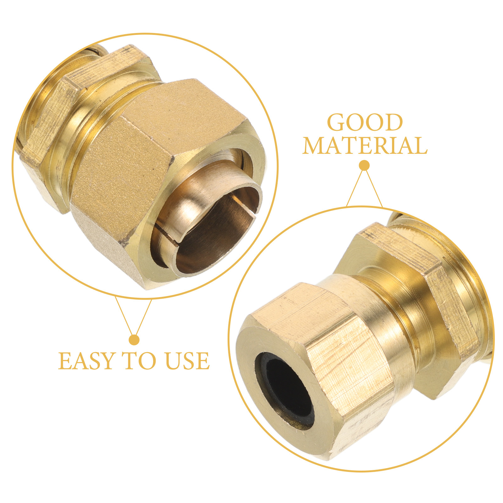 2 Stück Messing-Schnellverbind – Compression Fitting Brass Bewertung und Preis