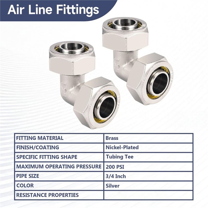 DTA4 – Messing, vernickelt, Lu – Compression Fitting Brass Bewertung und Preis