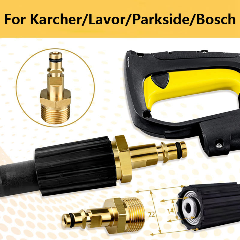 Hochdruckreiniger-Adapter, M22 – Compression Fitting Brass Bewertung und Preis