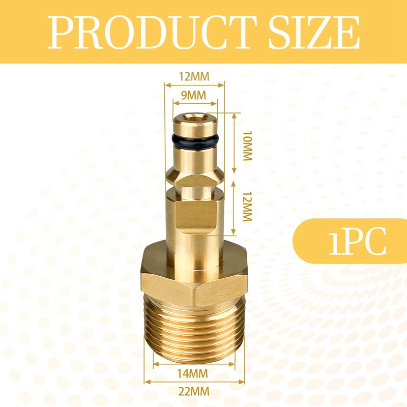 Hochdruckreiniger-Adapter, M22 – Compression Fitting Brass Bewertung und Preis