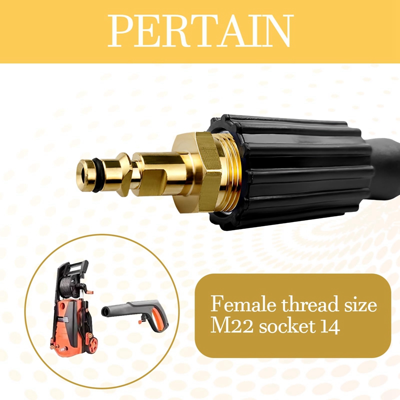 Hochdruckreiniger-Adapter, M22 – Compression Fitting Brass Bewertung und Preis